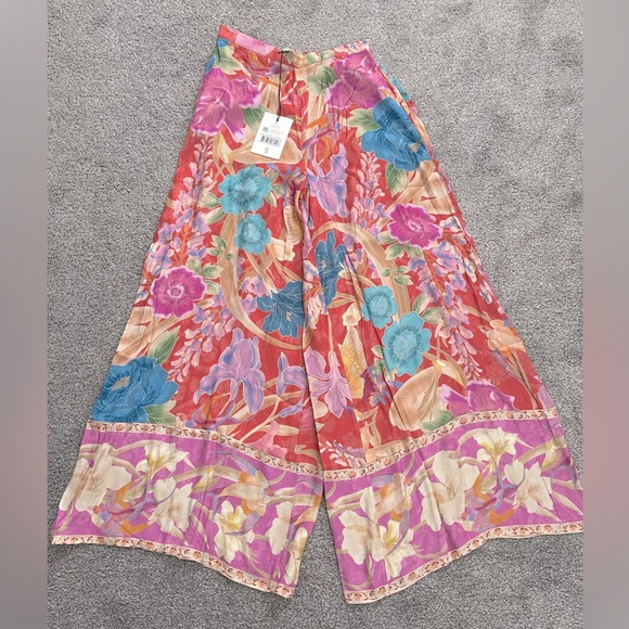 Spell Painters Garden wide leg pants sz S - Picture 8 of 9